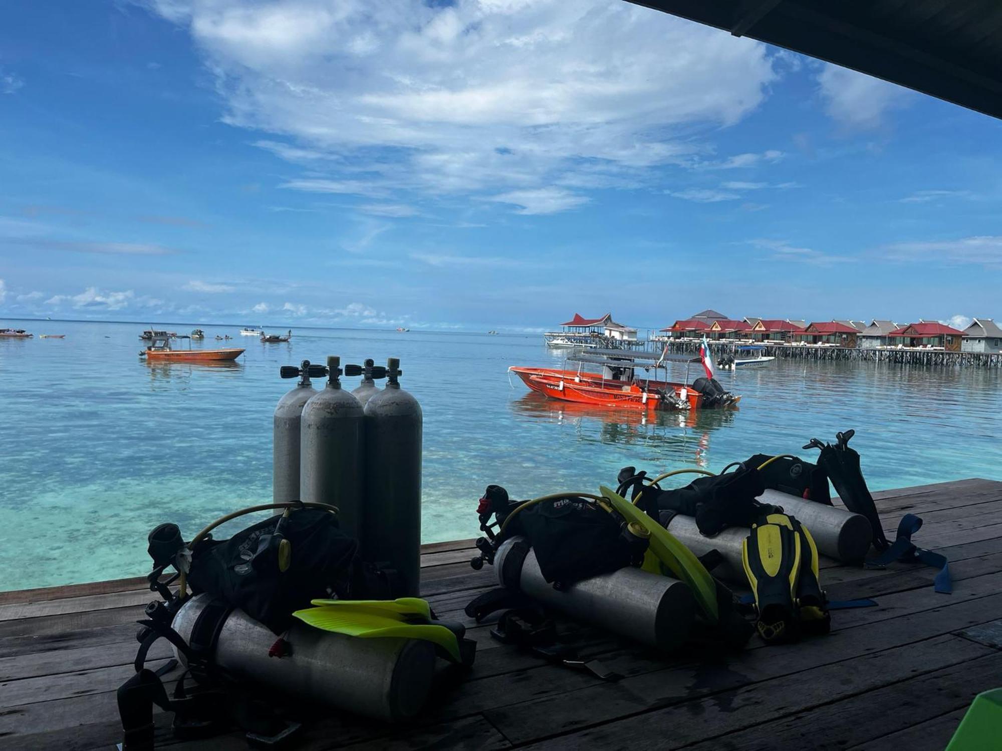 Mabul Backpackers Apartment Mabul Island ภายนอก รูปภาพ